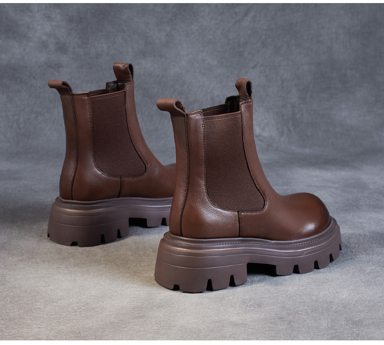 Women's New Fall Leather Vintage English Doc Martens