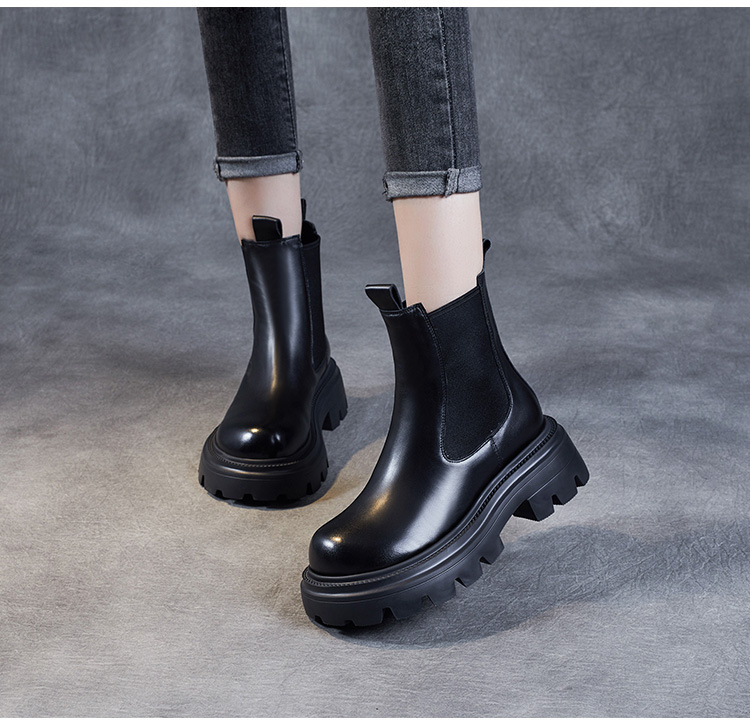 Women's New Fall Leather Vintage English Doc Martens