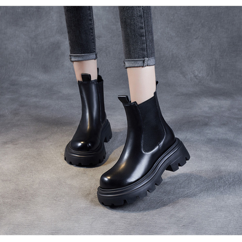 Women's New Fall Leather Vintage English Doc Martens