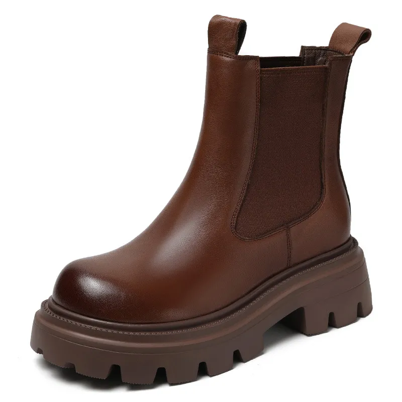 Women's New Fall Leather Vintage English Doc Martens
