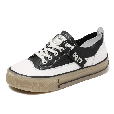 Spring, Summer, and Fall All-Season Thick Soled Beef Tendon Flat Shoes 02