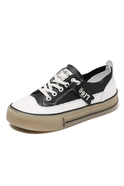 Spring, Summer, and Fall All-Season Thick Soled Beef Tendon Flat Shoes 02