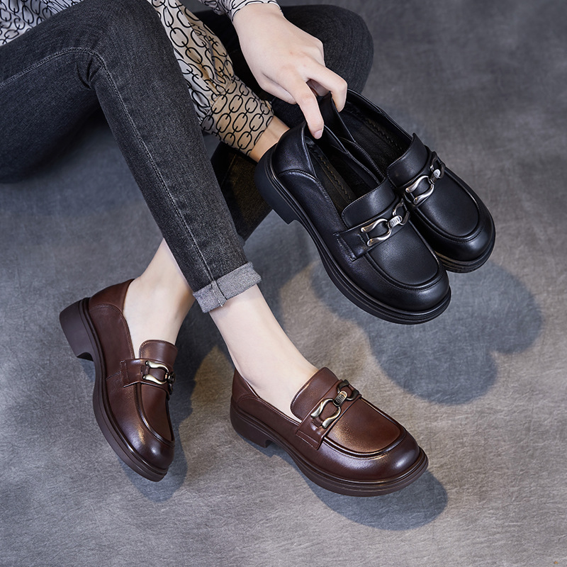 Spring New British Style Everything Flat Loafers