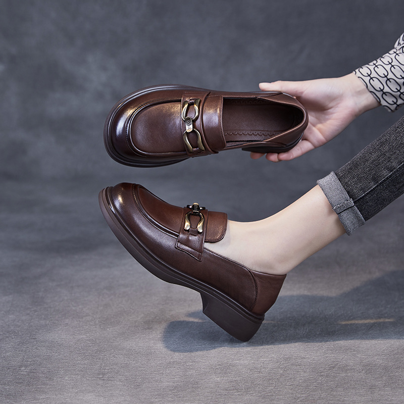 Spring New British Style Everything Flat Loafers