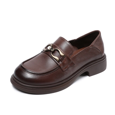 Spring New British Style Everything Flat Loafers 02