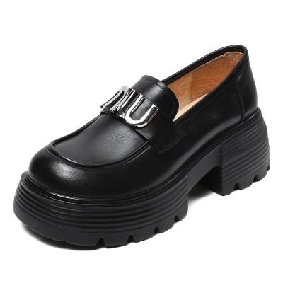 High Platform Loafers for Small People 01