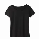 New Mercerized Cotton Crew-Neck T-Shirt for Summer