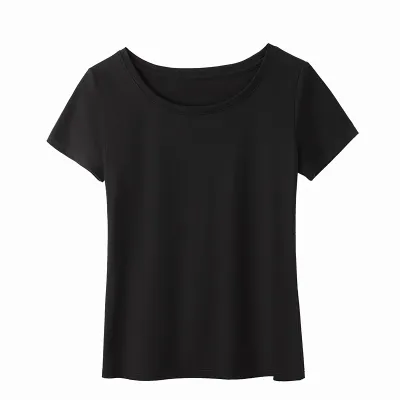 New Mercerized Cotton Crew-Neck T-Shirt for Summer 02
