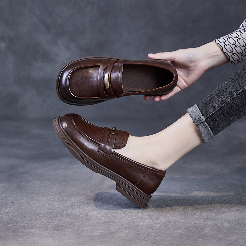 New Spring Simple High Sense of British Style Loafers