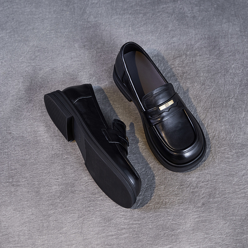 New Spring Simple High Sense of British Style Loafers