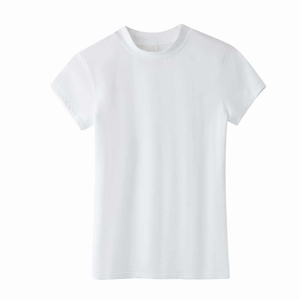 New Summer Women's Cotton Knit Short Sleeve T-Shirt