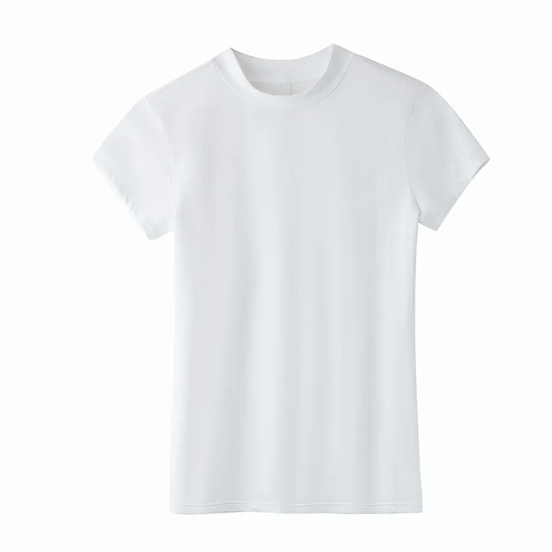 New Summer Women's Cotton Knit Short Sleeve T-Shirt