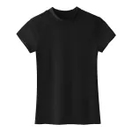 New Summer Women's Cotton Knit Short Sleeve T-Shirt