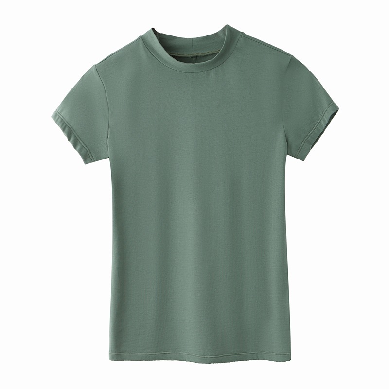 New Summer Women's Cotton Knit Short Sleeve T-Shirt