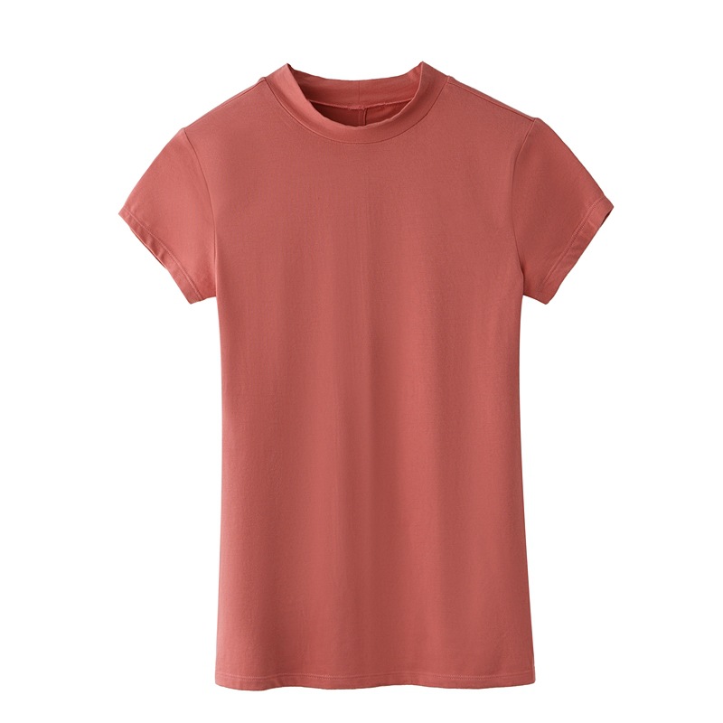 New Summer Women's Cotton Knit Short Sleeve T-Shirt