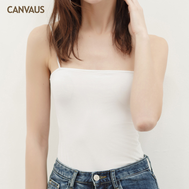 Modal Tank Top with Strappy Top Underneath