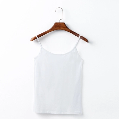 New Solid-Color Fitted Cotton Base Women's Vest 02