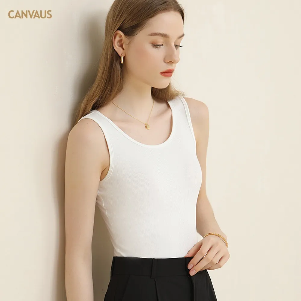 New strappy vest U-shaped neckline vest