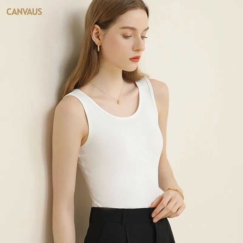 New strappy vest U-shaped neckline vest