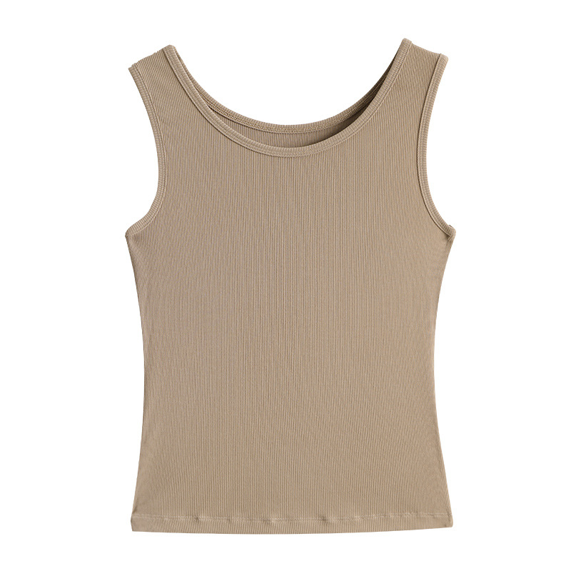 New strappy vest U-shaped neckline vest