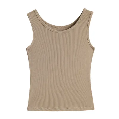 New strappy vest U-shaped neckline vest 01