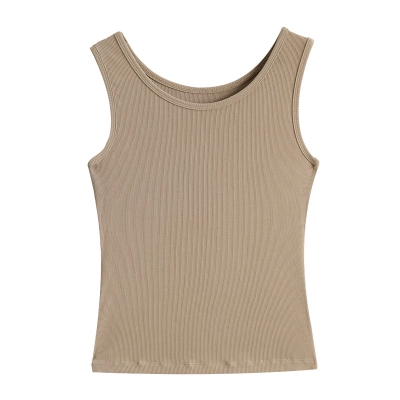 New strappy vest U-shaped neckline vest 01