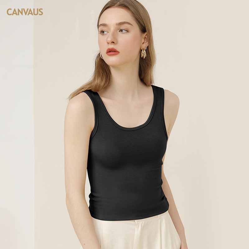 New strappy vest U-shaped neckline vest