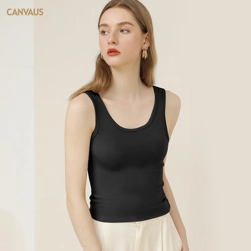 New strappy vest U-shaped neckline vest