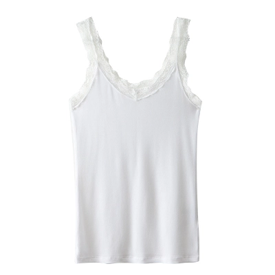 Sexy Lace-Trimmed Summer Halter Top 02