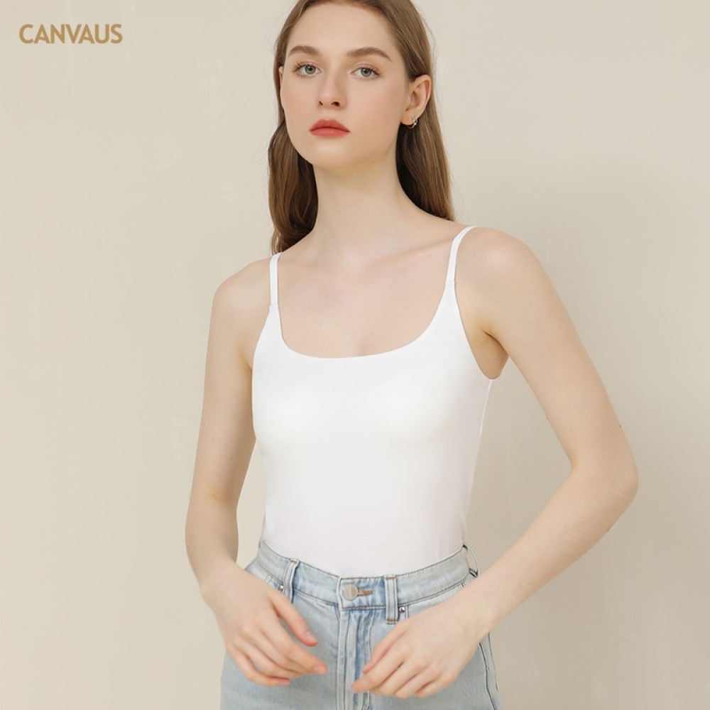 U-Shaped Collar Beautiful Back Halter Top for Ladies