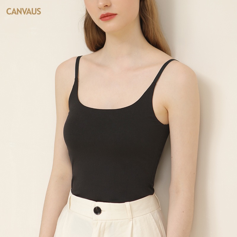 U-Shaped Collar Beautiful Back Halter Top for Ladies