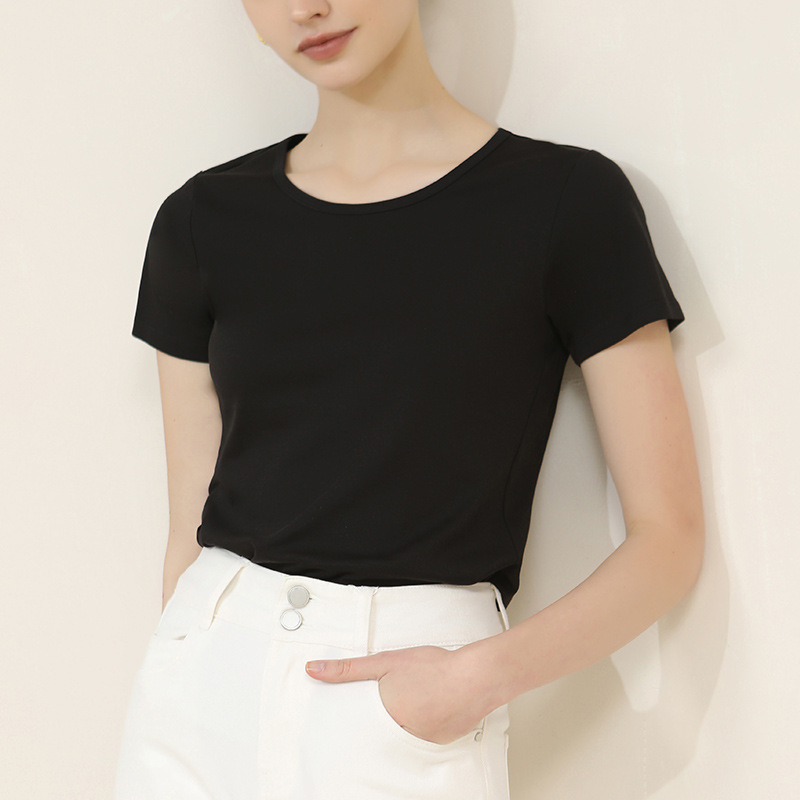 New Women's Round-Neck Short-Sleeved T-Shirt