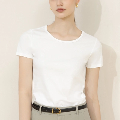 New Women's Round-Neck Short-Sleeved T-Shirt 02
