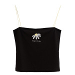 Summer's New One-Line Strappy Printed Vest