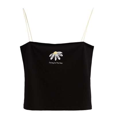 Summer's New One-Line Strappy Printed Vest 02