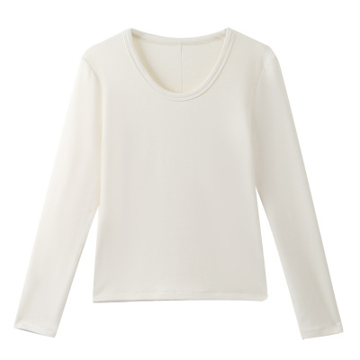 Autumn and Winter Double-Sided Velvet Solid Color Long Sleeves 01