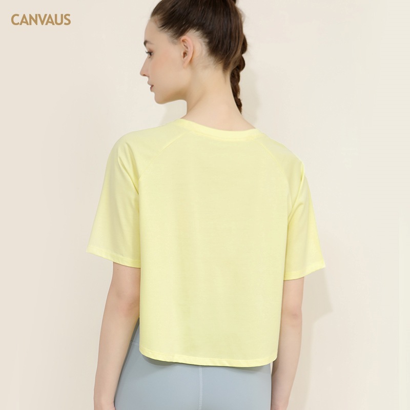 Loose Off-The-Shoulder Short-Sleeved Round-Neck T-Shirt