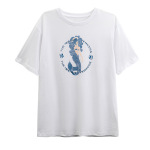 New Cartoon Printed Round-Neck Short-Sleeved T-Shirt