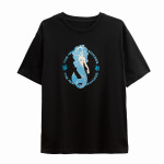 New Cartoon Printed Round-Neck Short-Sleeved T-Shirt