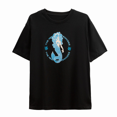 New Cartoon Printed Round-Neck Short-Sleeved T-Shirt 02