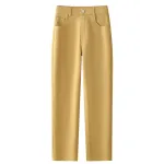 Cigarette Tube Jeans Women's Straight-Leg Capri Pants