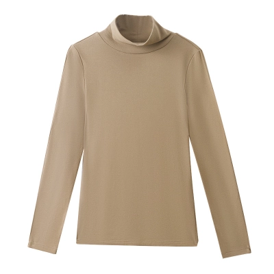 High-Neck Double-Sided Velvet Warm Long-Sleeved Inner T-Shirt 01