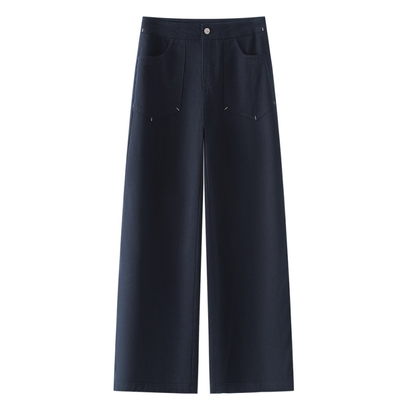 High-Waisted Wide-Leg and Straight-Leg Jeans for Women