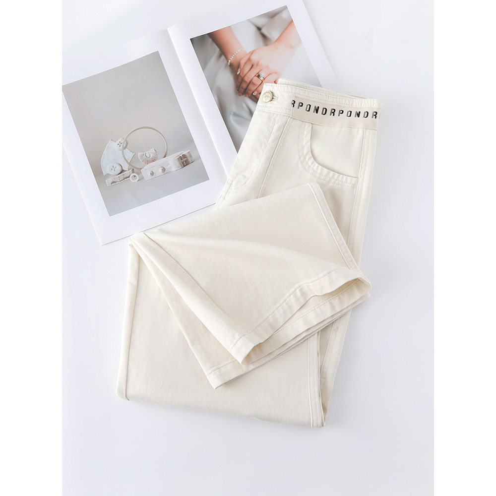 High-Waisted Wide-Leg and Straight-Leg Jeans for Women