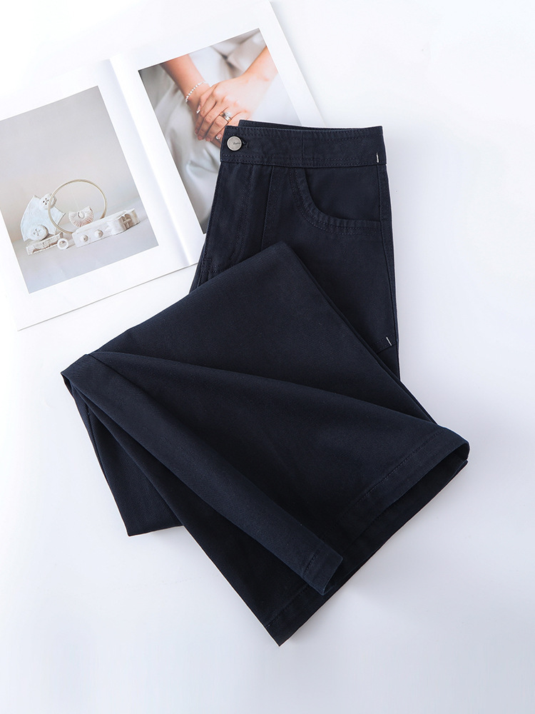 High-Waisted Wide-Leg and Straight-Leg Jeans for Women