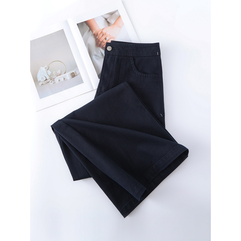 High-Waisted Wide-Leg and Straight-Leg Jeans for Women