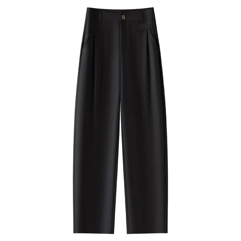 New Casual High-Waisted Drape and Elegant Suit Pants