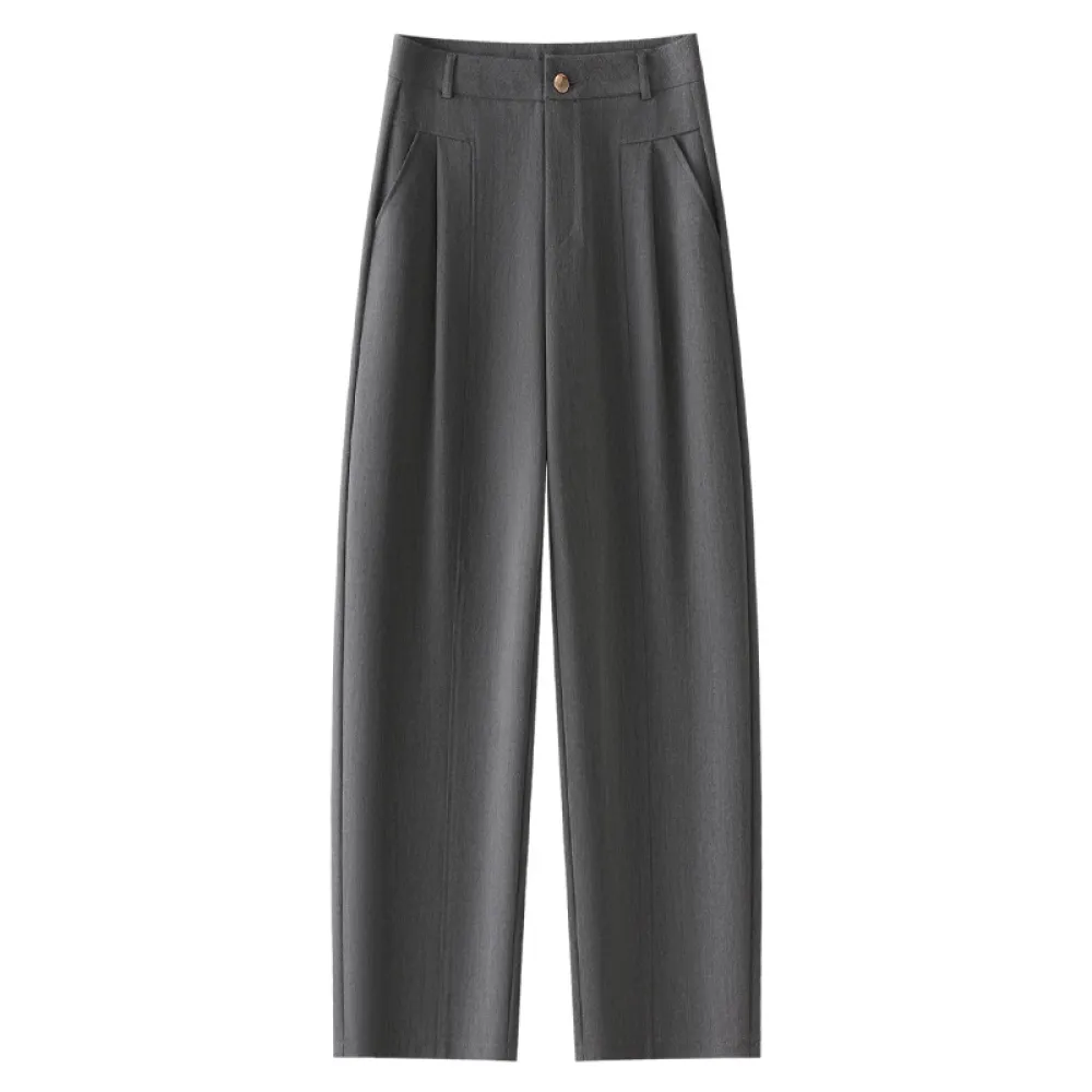 New Casual High-Waisted Drape and Elegant Suit Pants