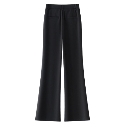 New Spring and Autumn High-End Drape Flared Pants for Women 02