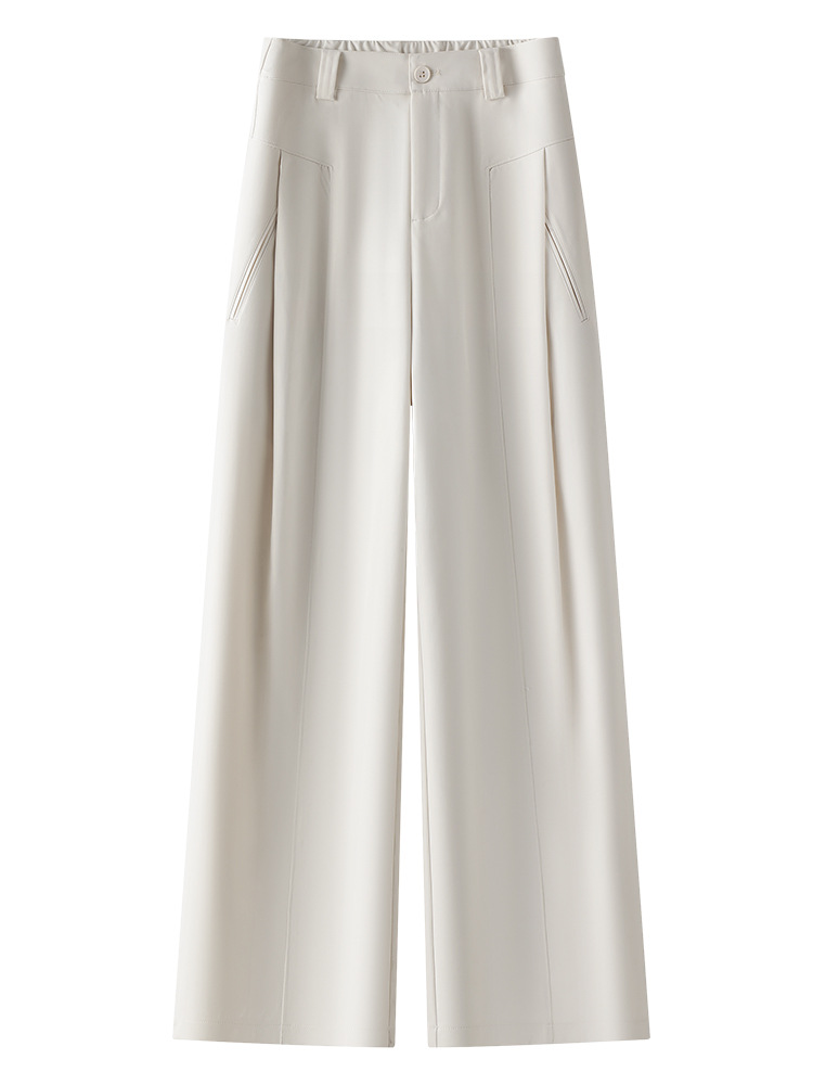 New Summer Fashion High-Waisted Straight-Leg Pants for Women